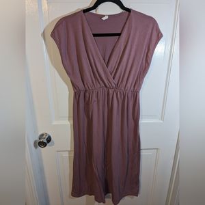 Pink Blush Maternity and nursing dress